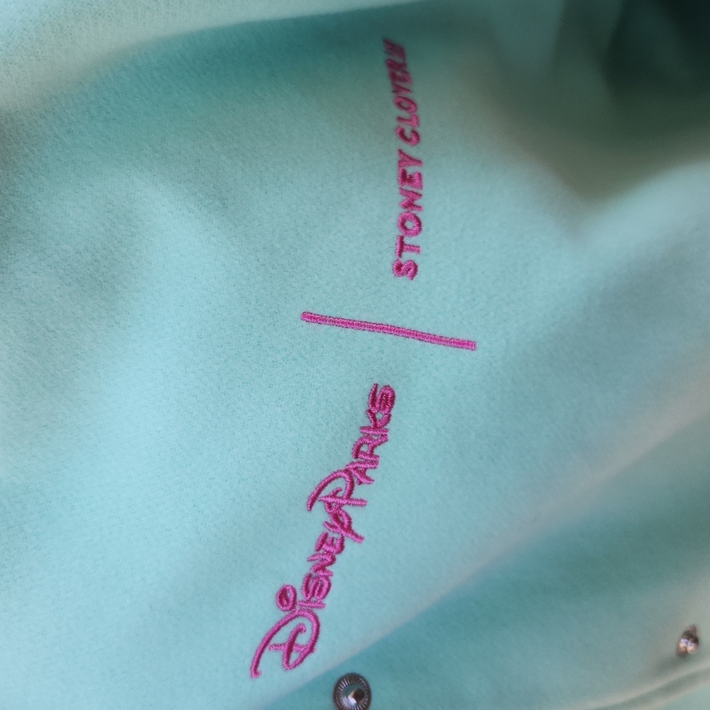 Stoney Clover Lane Mint Green & Cream Bomber Jacket - Picture 7 of 10